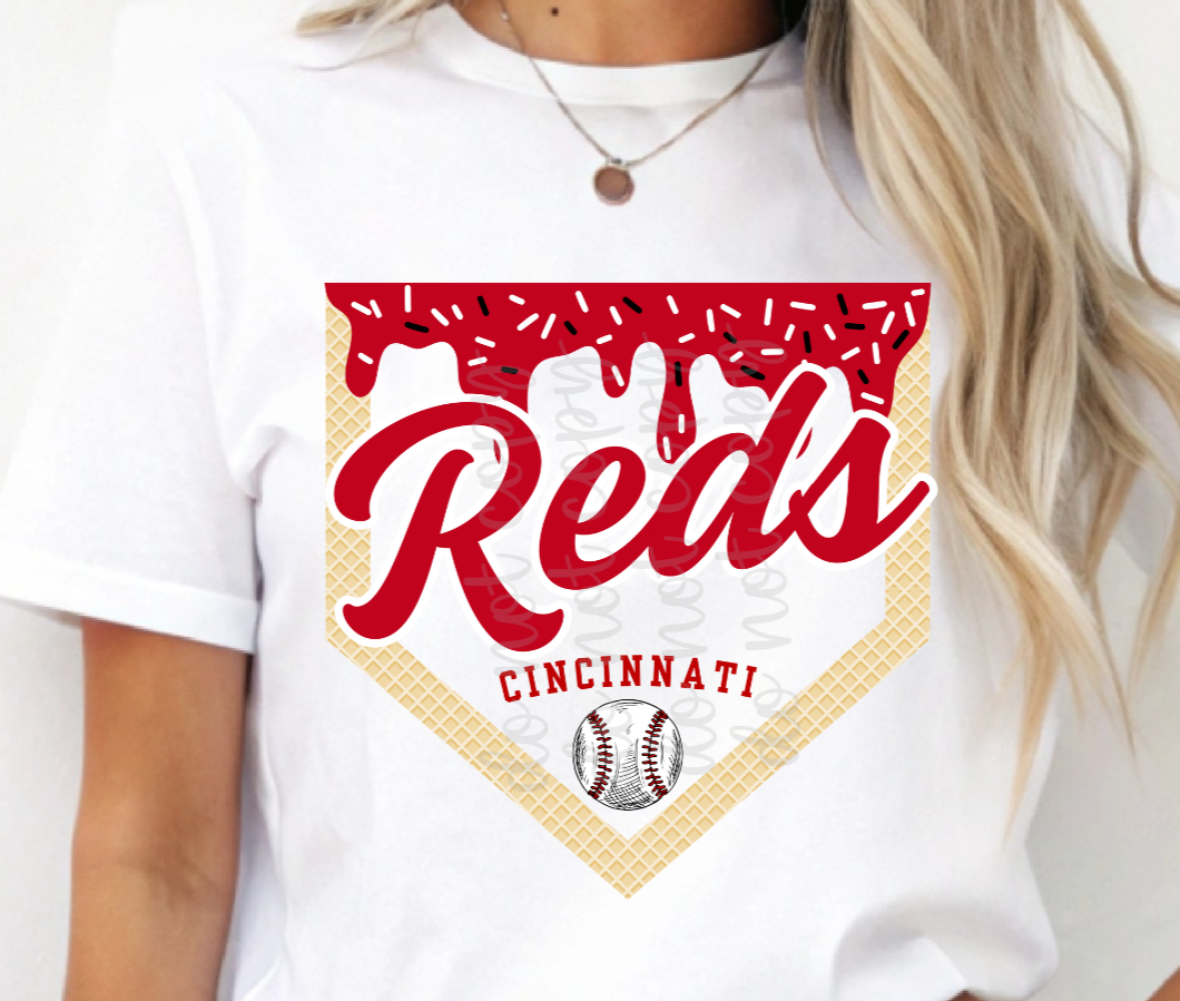 Cincinnati Ice Cream Drip DTF