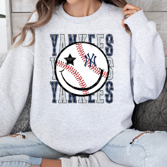 NY_Y Baseball Face DTF